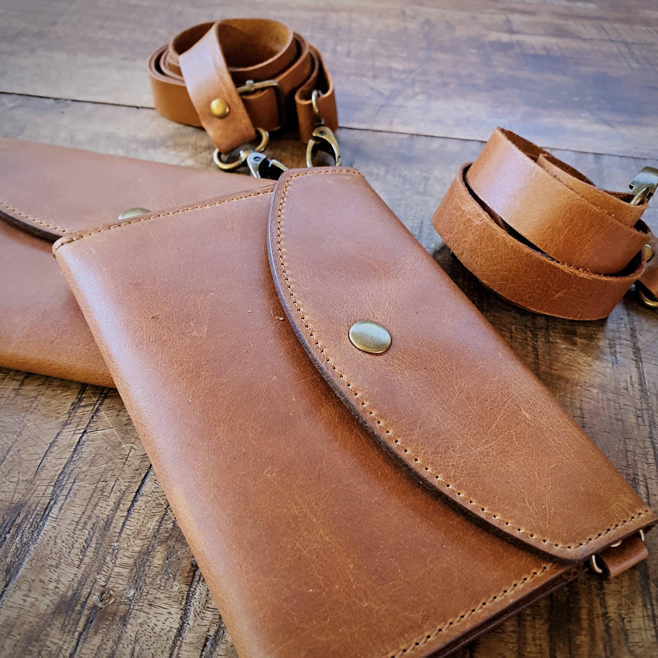 Personalised Leather Passport Sling Wallet - Image 5