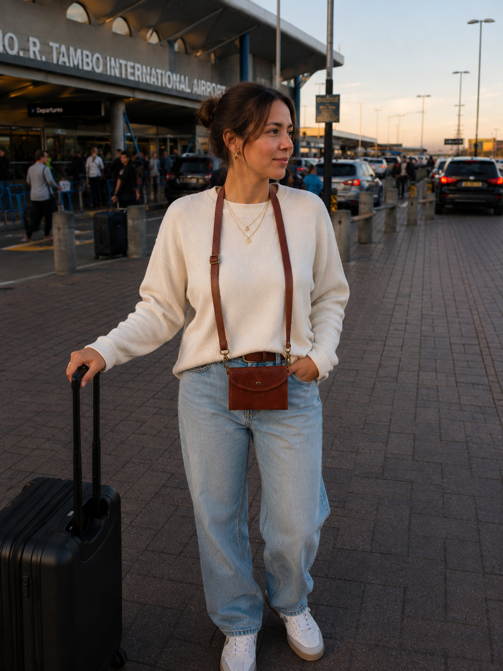 Personalised Leather Passport Sling Wallet - Image 6