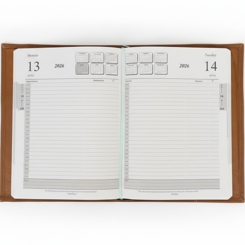 A4 Diary Cover Genuine Leather - Image 3