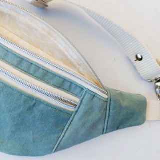 Sage Green Corduroy Moonbag - Image 3