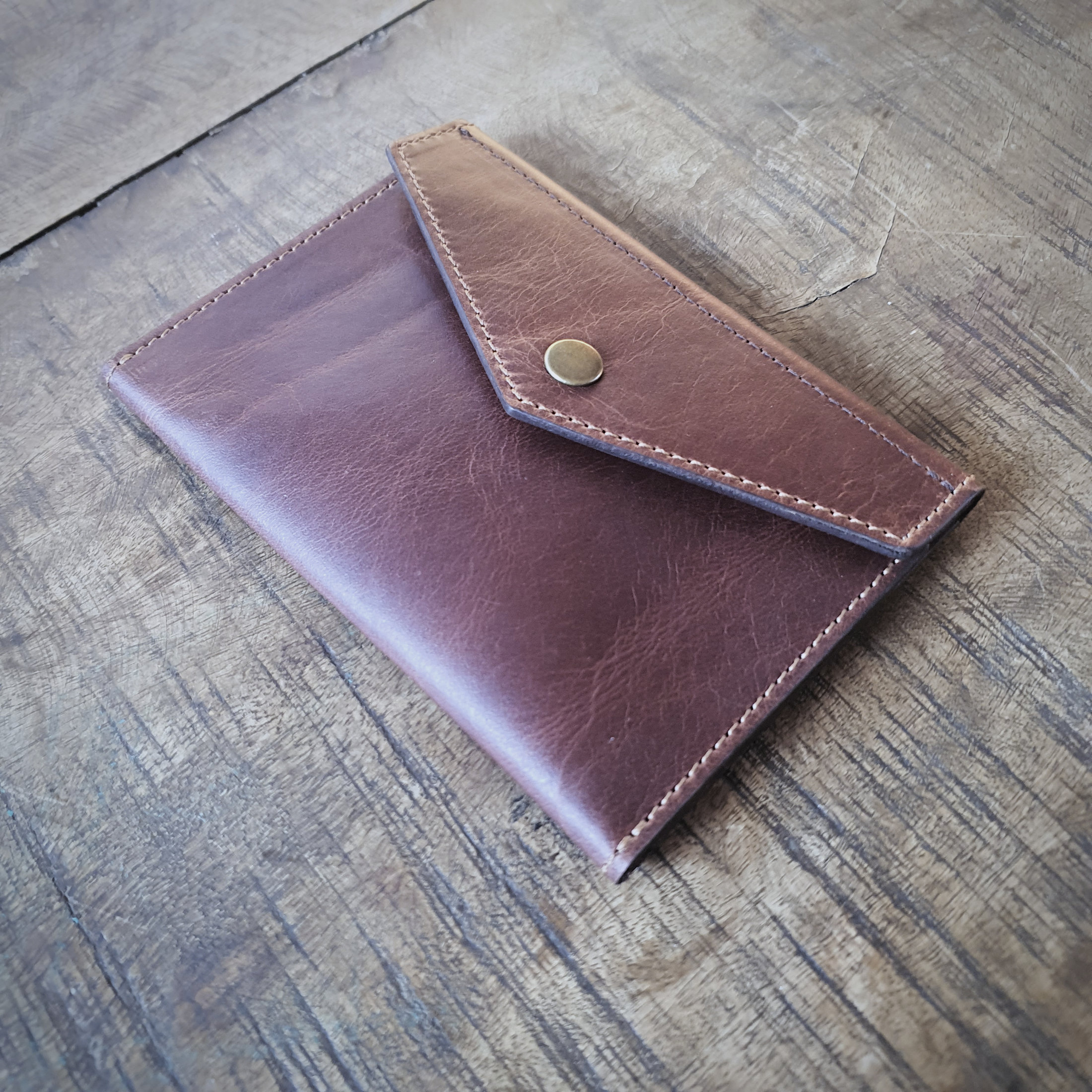 Personalised Leather Passport Wallet - Moksi