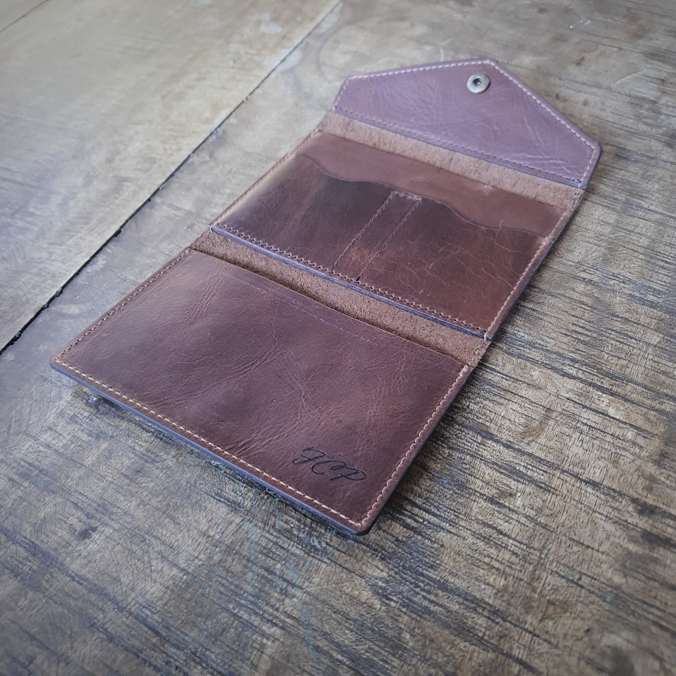 Personalised Leather Passport Wallet - Moksi