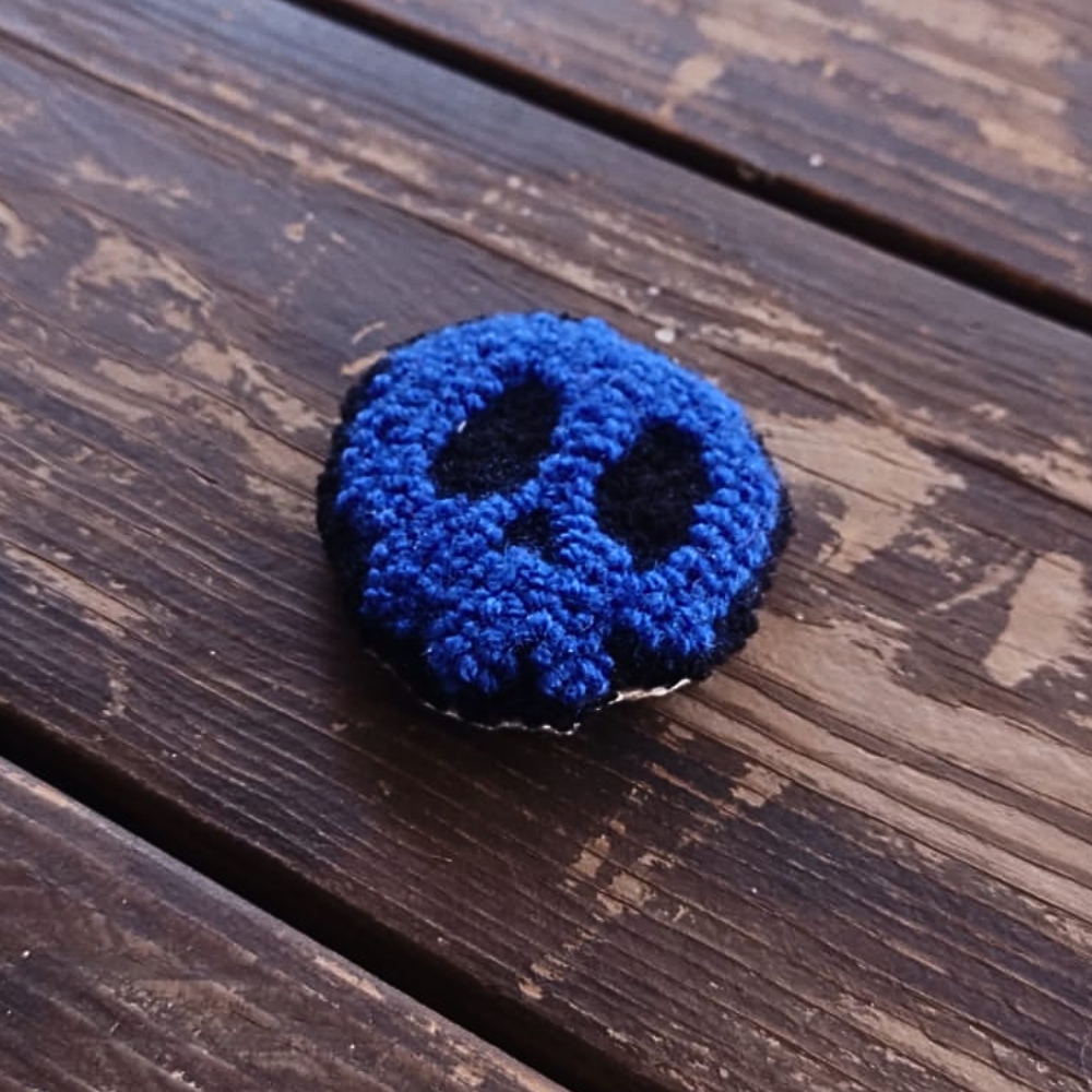 Blue Skully Magnet - Image 2
