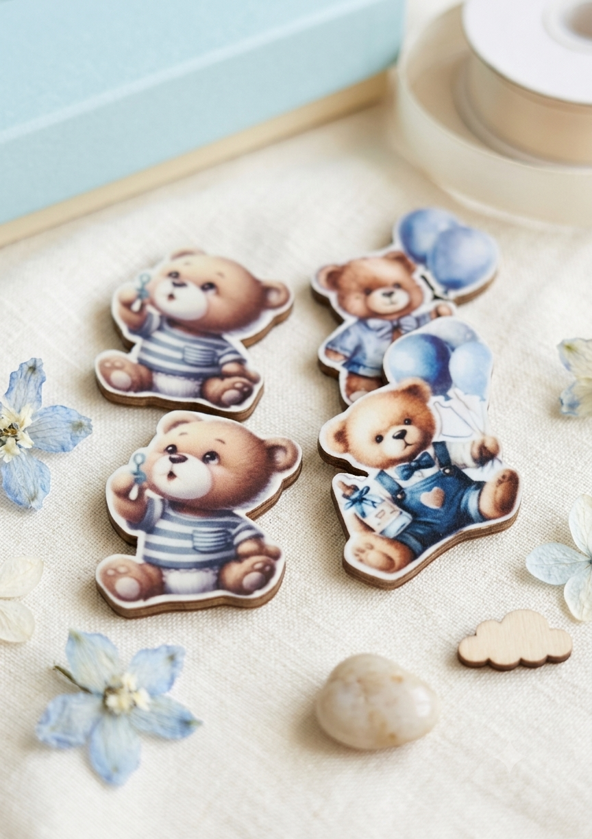 Miniature Wooden DIY Character Sets - Image 3