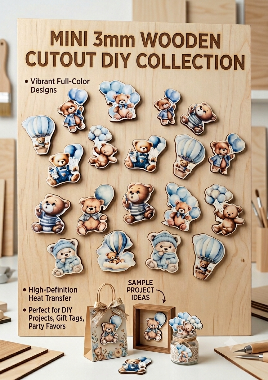 Miniature Wooden DIY Character Sets - Image 4