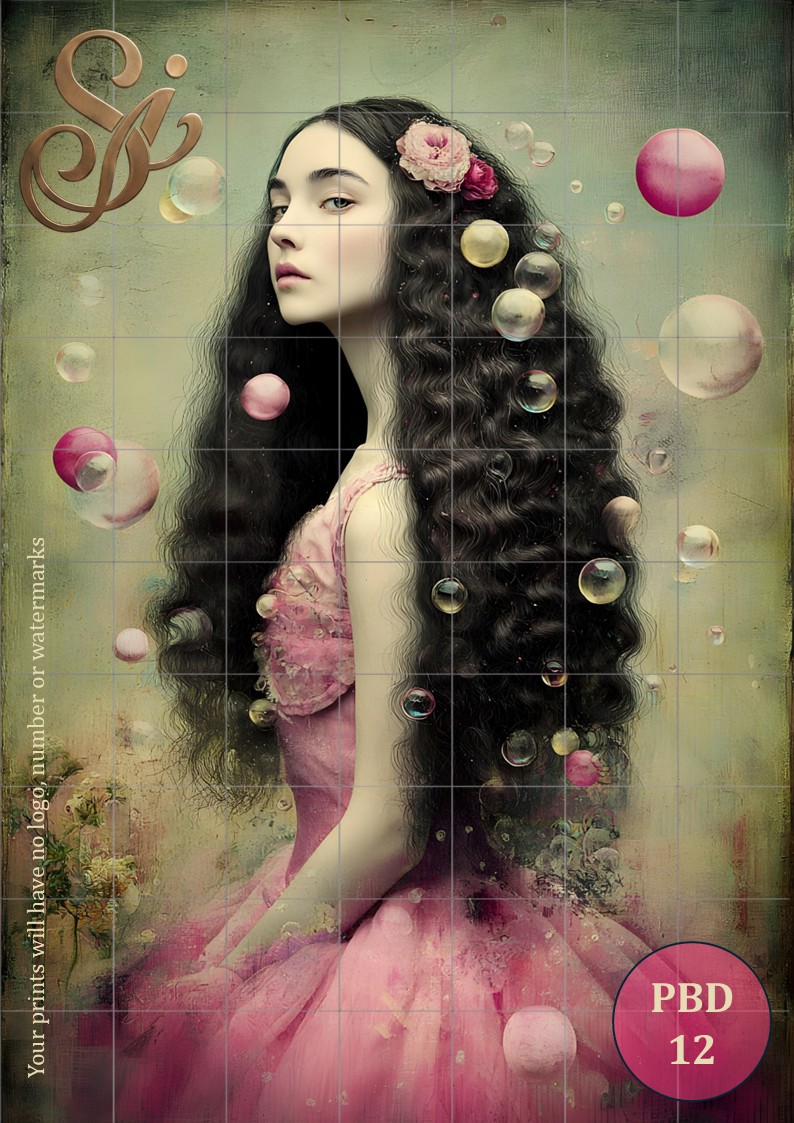 Pink Bubble Dreams Canvas Collection - Image 13