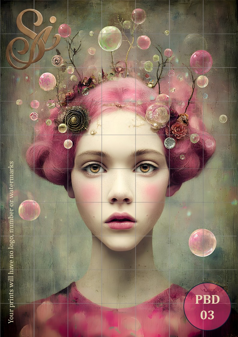 Pink Bubble Dreams Canvas Collection - Image 4