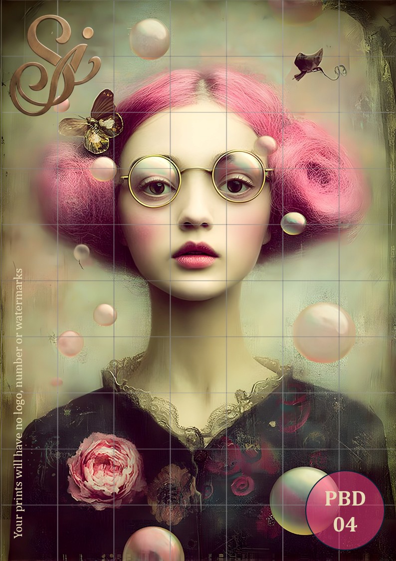 Pink Bubble Dreams Canvas Collection - Image 5