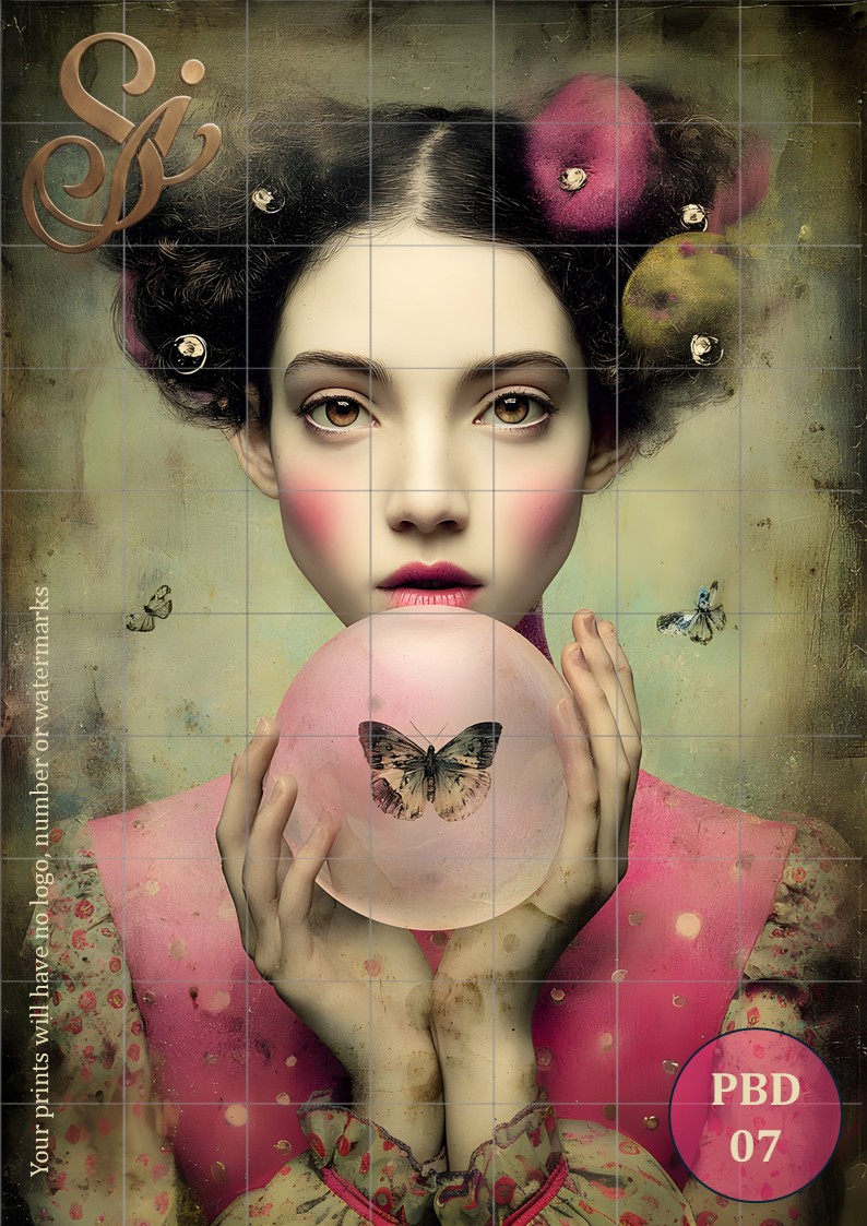 Pink Bubble Dreams Canvas Collection - Image 8