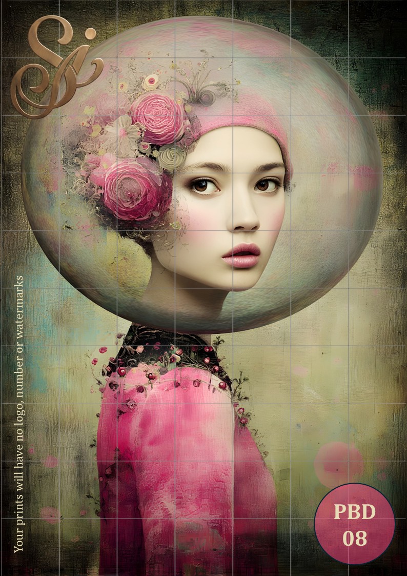 Pink Bubble Dreams Canvas Collection - Image 9