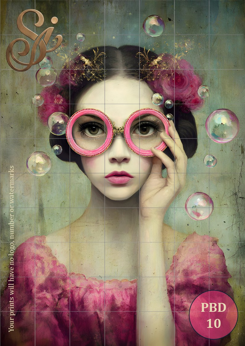 Pink Bubble Dreams Canvas Collection - Image 11
