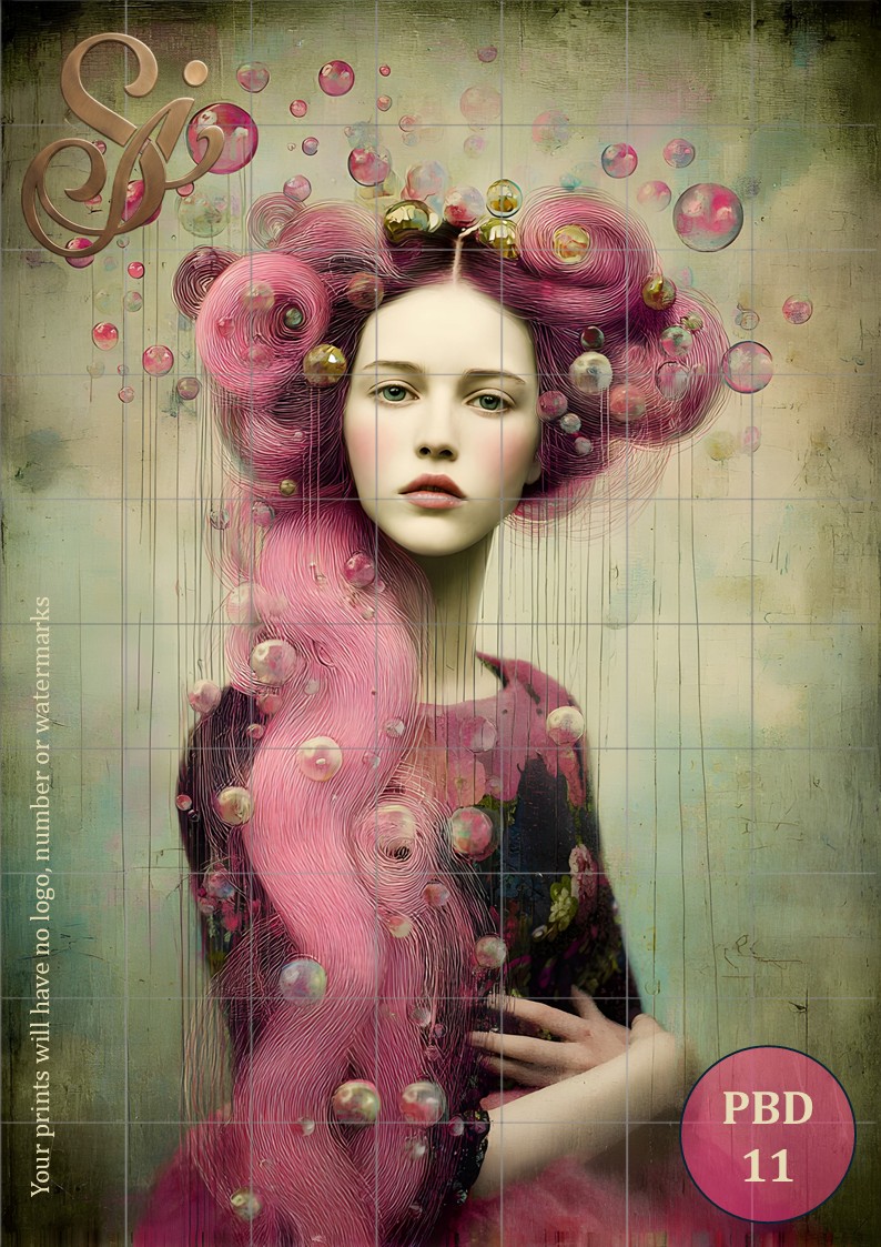 Pink Bubble Dreams Canvas Collection - Image 12