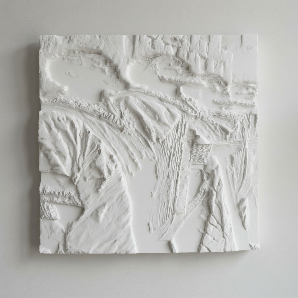 African Scholar Concrete Mural - Image 2