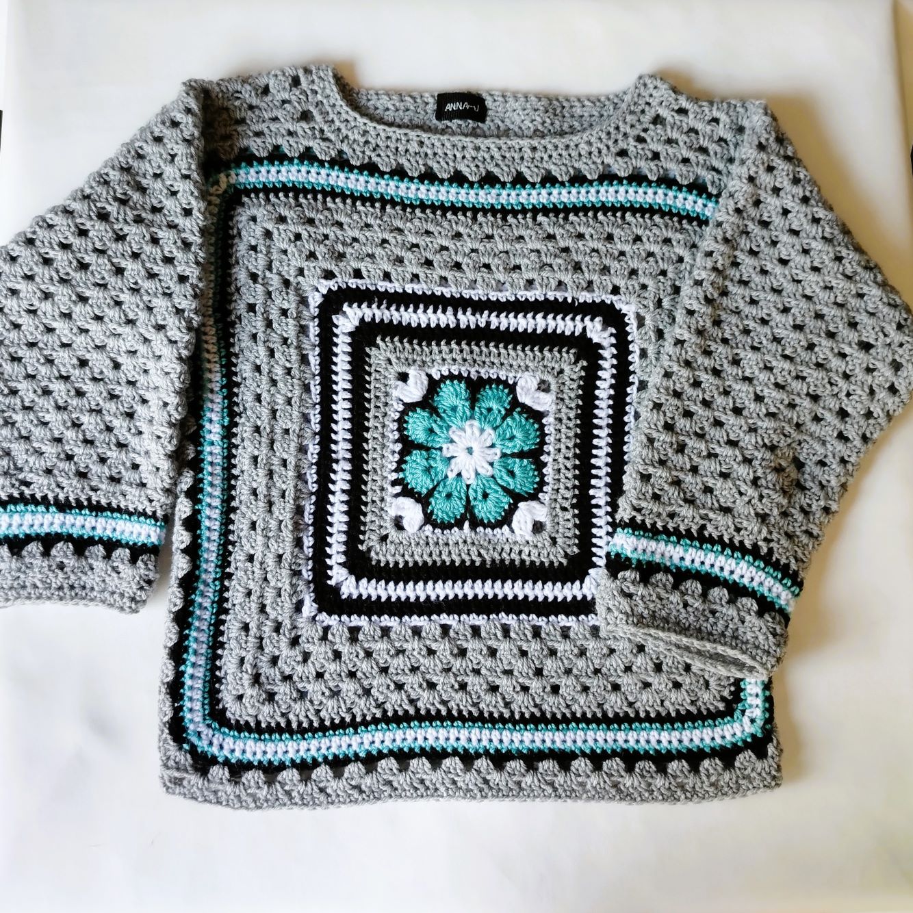 Handmade Boho Statement Sweater - Image 4
