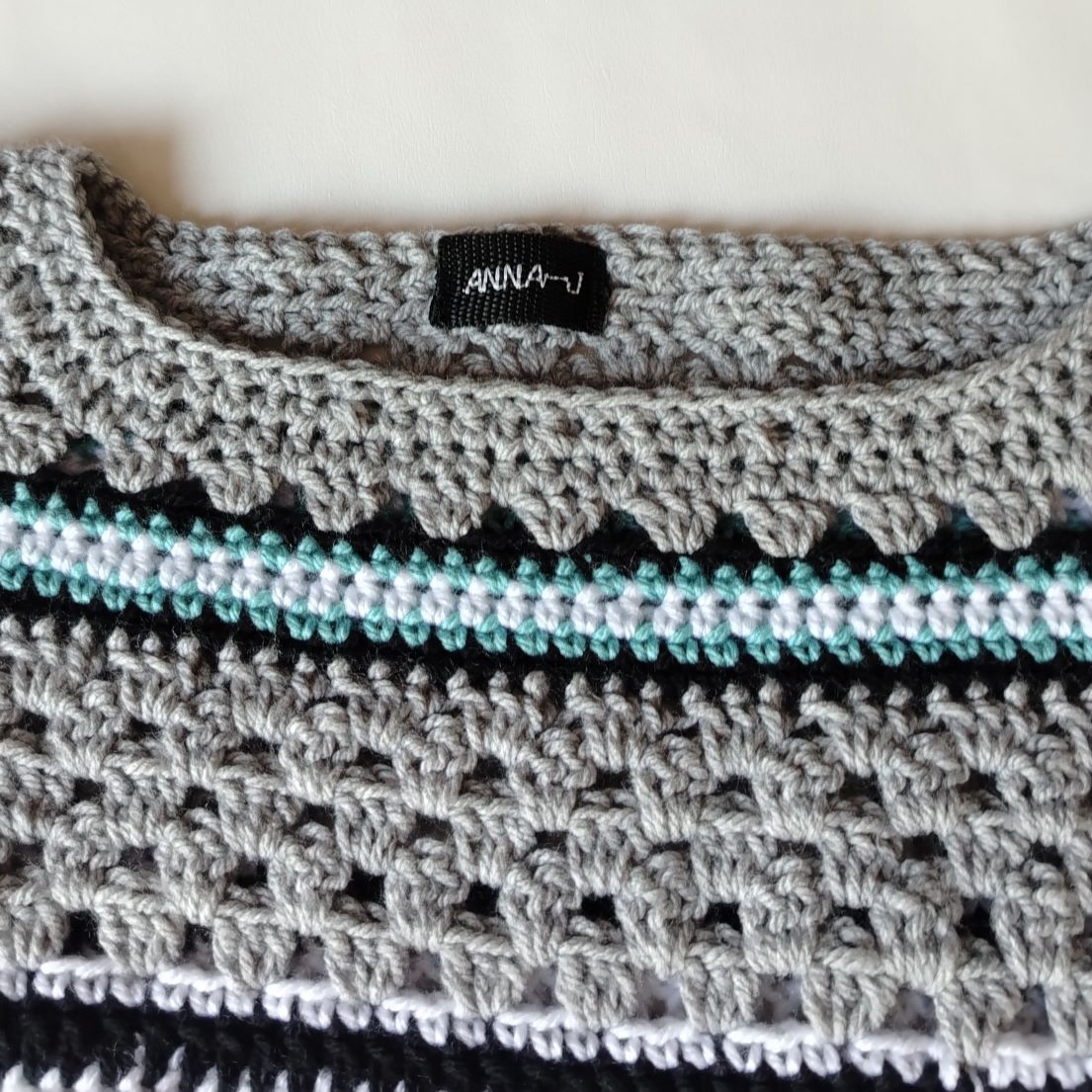 Handmade Boho Statement Sweater - Image 2
