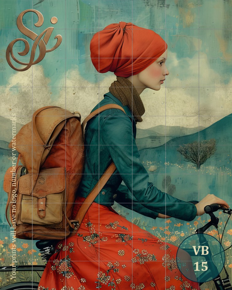 Vintage Bicycles Fibre Decoupage Sheets II - Image 9