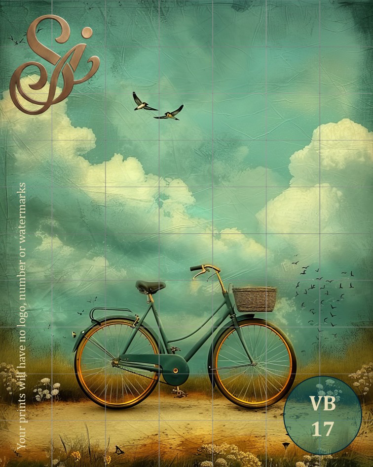 Vintage Bicycles Fibre Decoupage Sheets II - Image 11