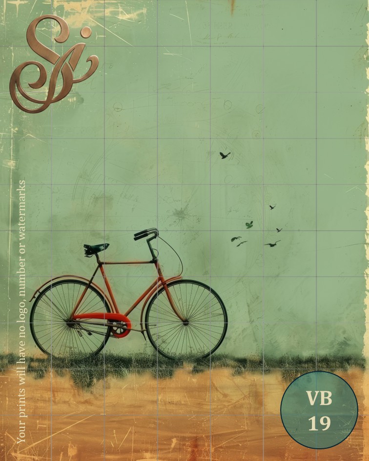 Vintage Bicycles Fibre Decoupage Sheets II - Image 13