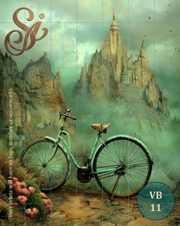 Vintage Bicycles Fibre Decoupage Sheets II - Image 5