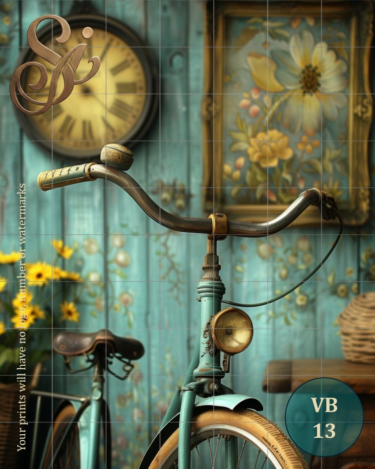 Vintage Bicycles Fibre Decoupage Sheets II - Image 7