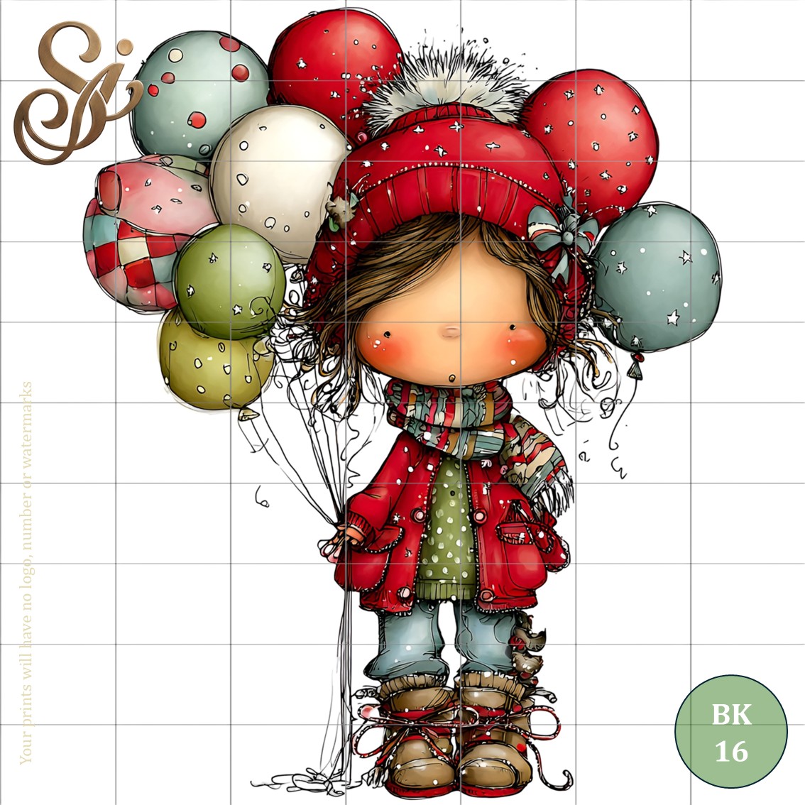 Balloon Kids Fibre Decoupage Sheets II - Image 10