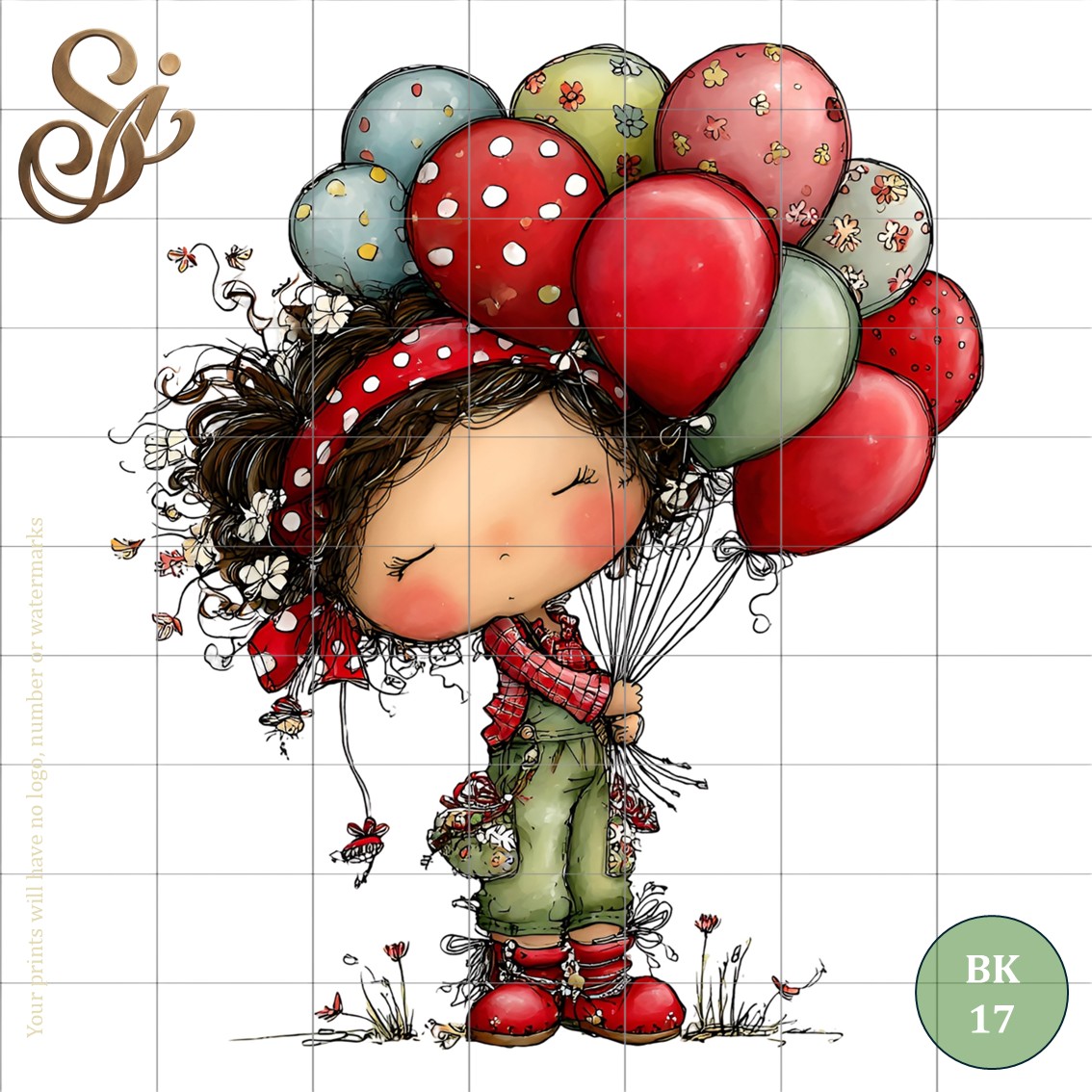 Balloon Kids Fibre Decoupage Sheets II - Image 11