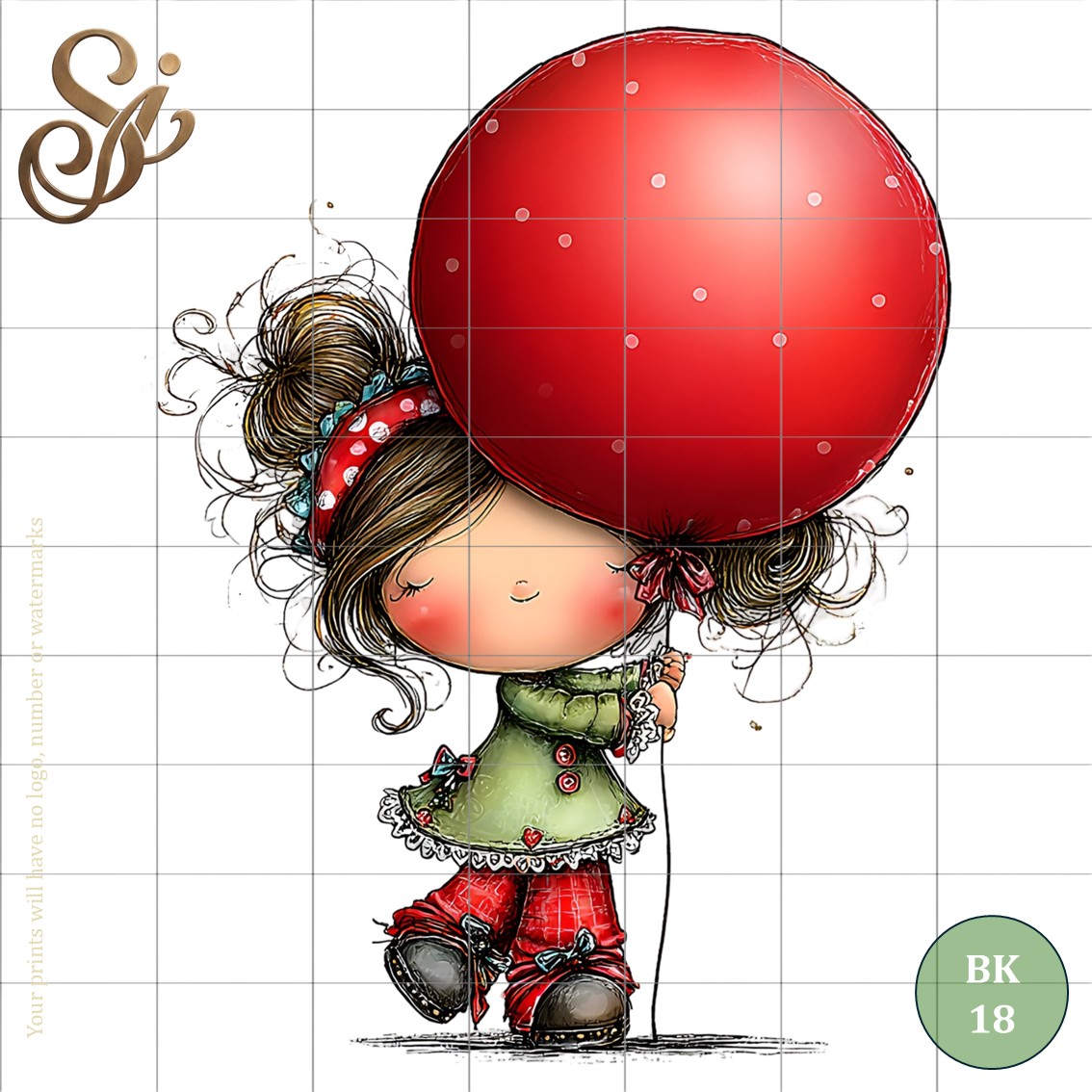 Balloon Kids Fibre Decoupage Sheets II - Image 12