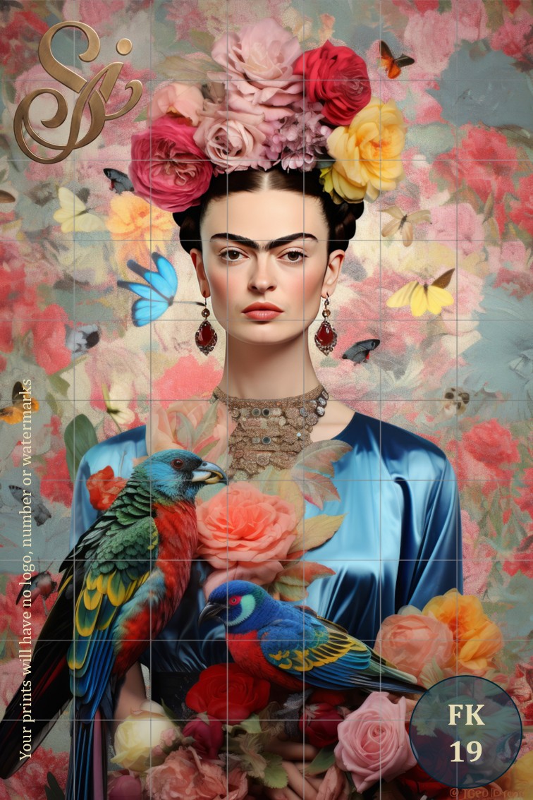 Frida Kahlo Fibre Decoupage Sheets II - Image 13