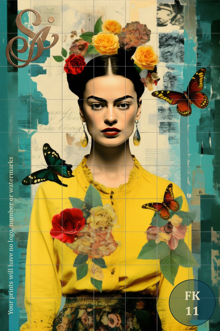 Frida Kahlo Fibre Decoupage Sheets II - Image 5