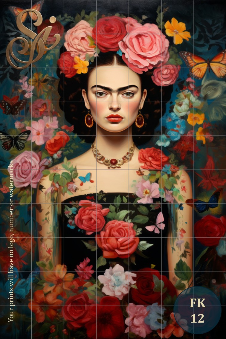Frida Kahlo Fibre Decoupage Sheets II - Image 6