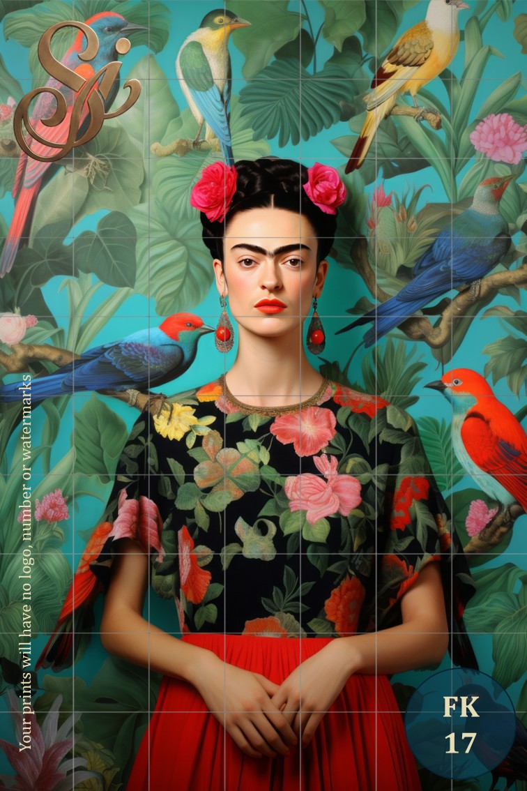Frida Kahlo Fibre Decoupage Sheets II - Image 11