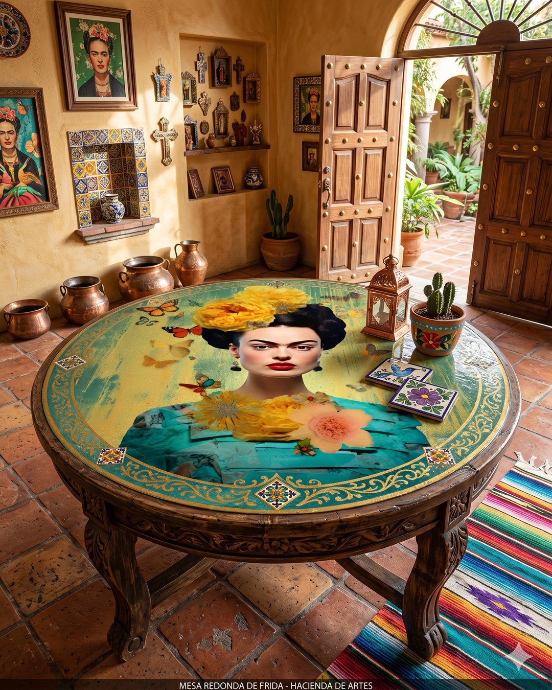 Frida Kahlo Fibre Decoupage Sheets II - Image 3
