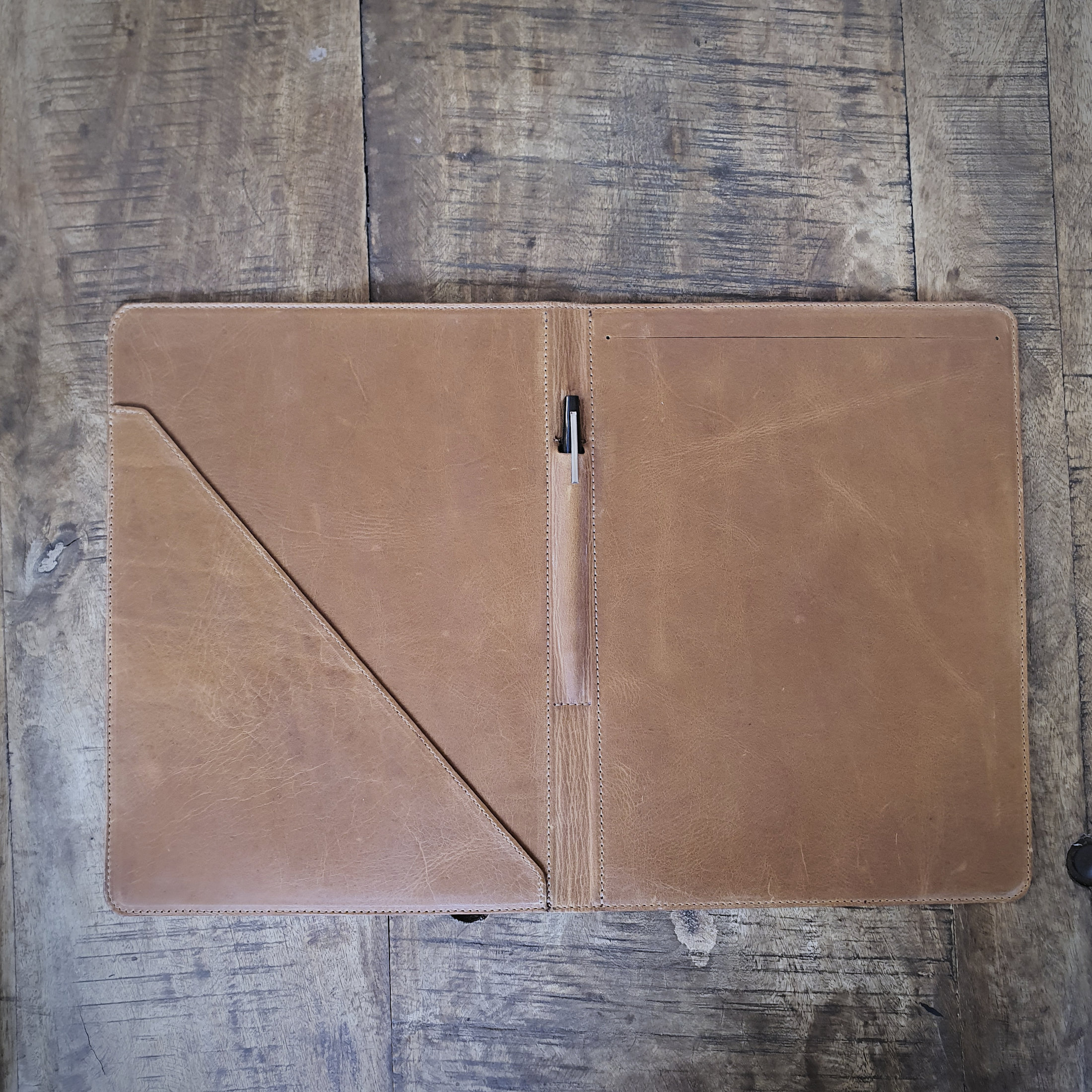 Personalised A4 Leather Padfolio Folder - Image 7