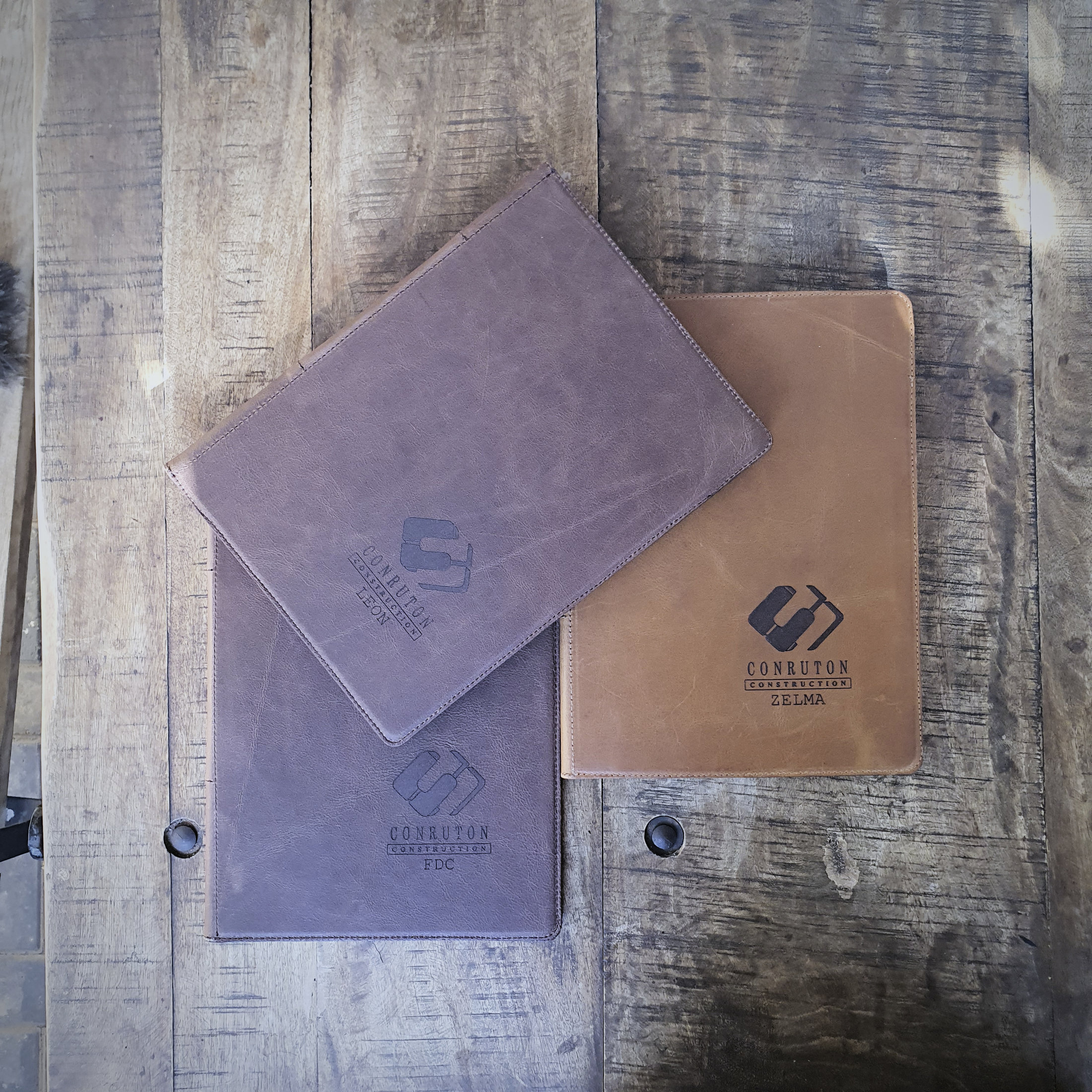 Personalised A4 Leather Padfolio Folder - Image 11