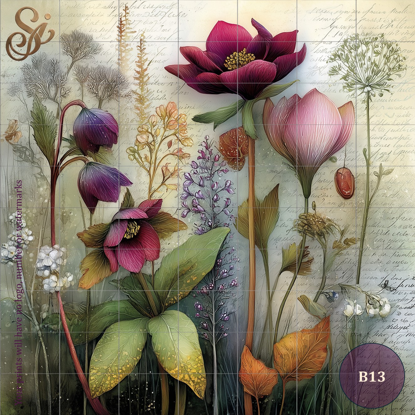 Botanicals Fibre Decoupage Sheets II - Image 6