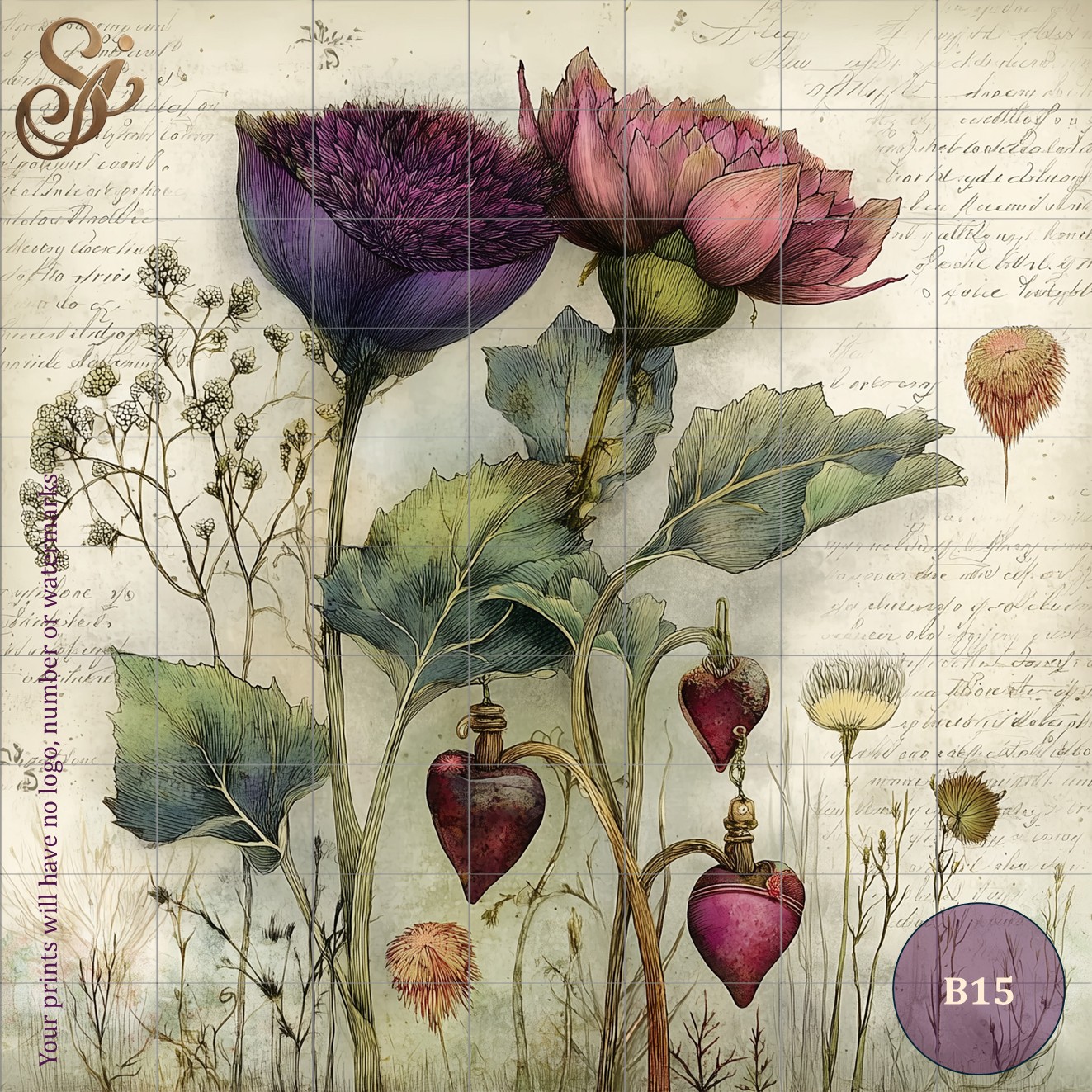 Botanicals Fibre Decoupage Sheets II - Image 8