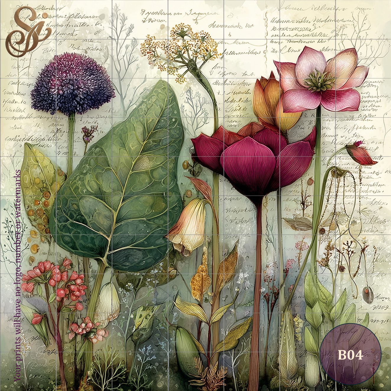Botanicals Fibre Decoupage Sheets I - Image 7