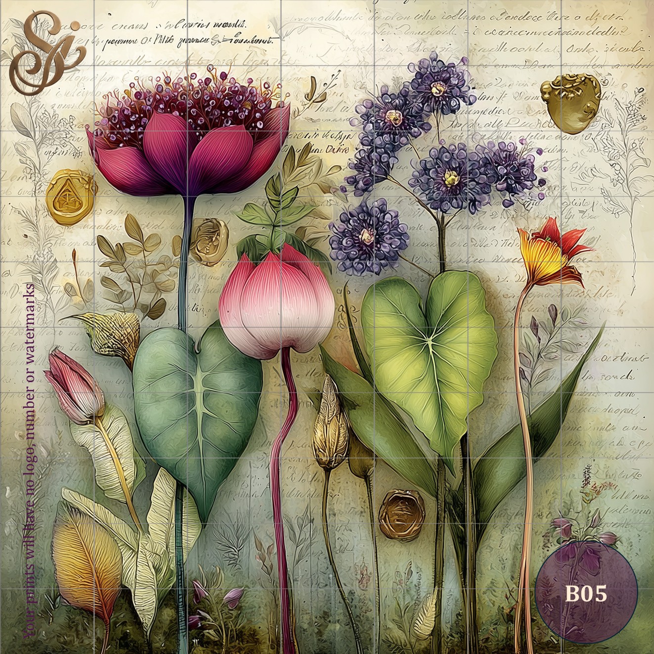 Botanicals Fibre Decoupage Sheets I - Image 8