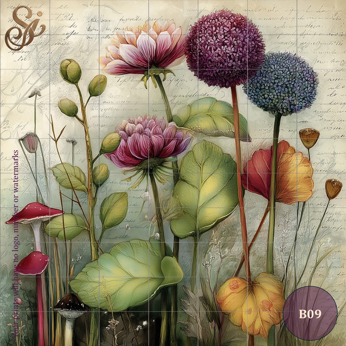 Botanicals Fibre Decoupage Sheets I - Image 12
