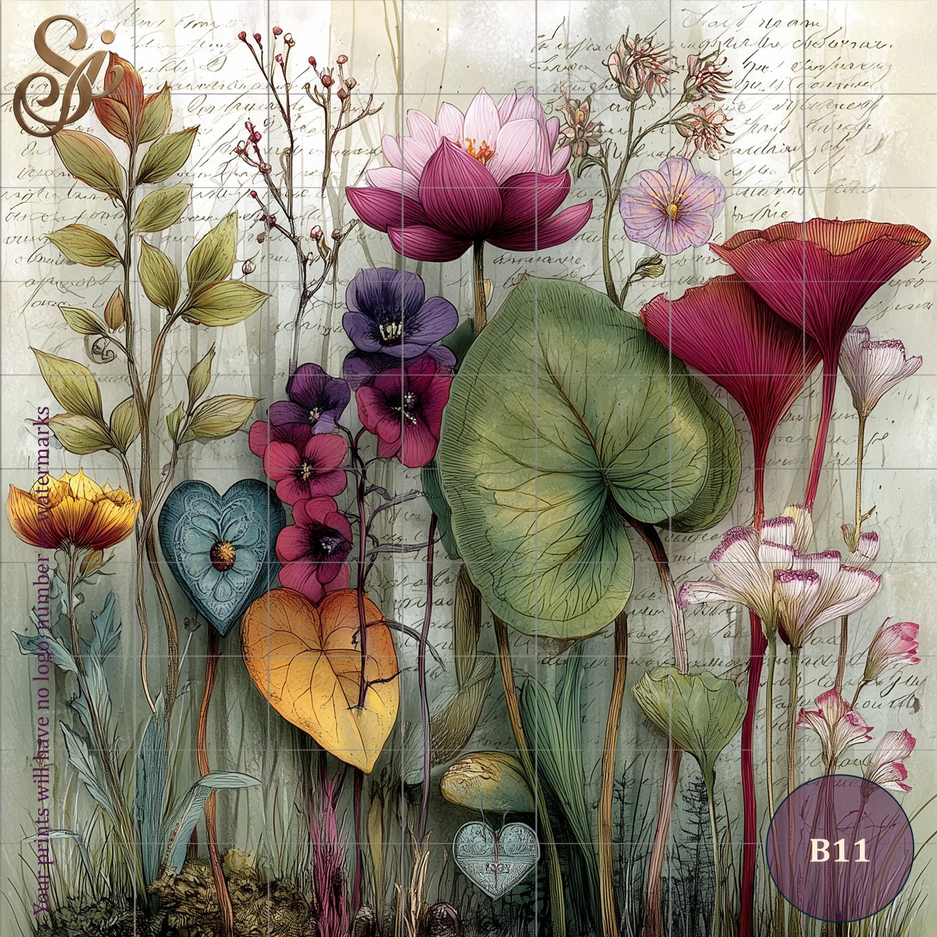 Botanicals Fibre Decoupage Sheets II - Image 4