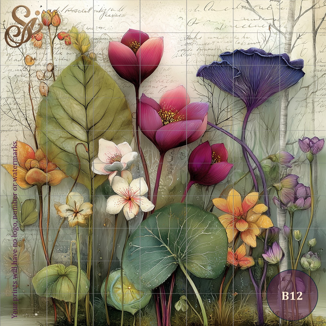Botanicals Fibre Decoupage Sheets II - Image 5