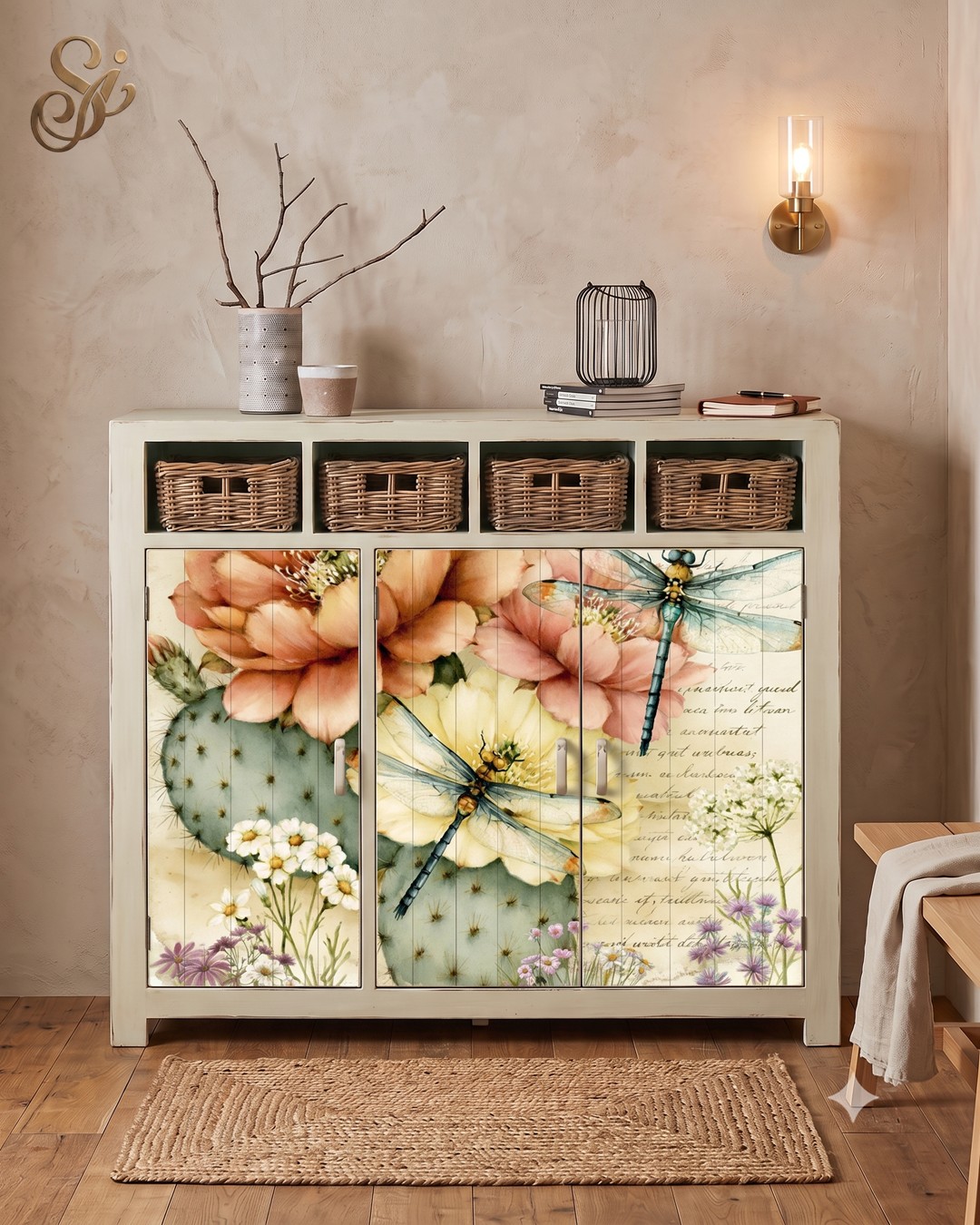 Desert Florals Fibre Decoupage Sheets II - Image 3