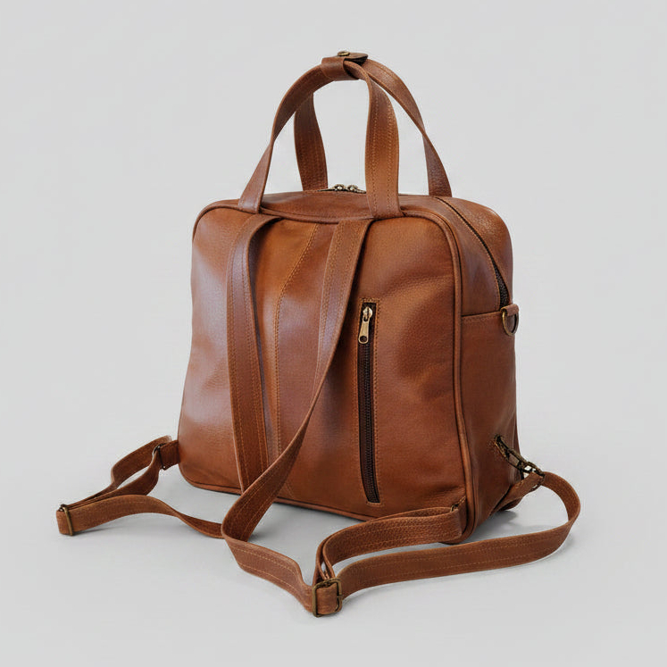 The Coney – Leather Nappy & Travel Bag - Image 2