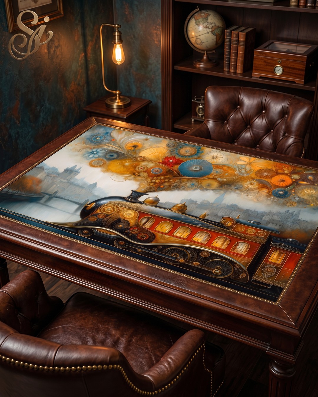 Steampunk Express Fibre Decoupage Sheets - Image 3