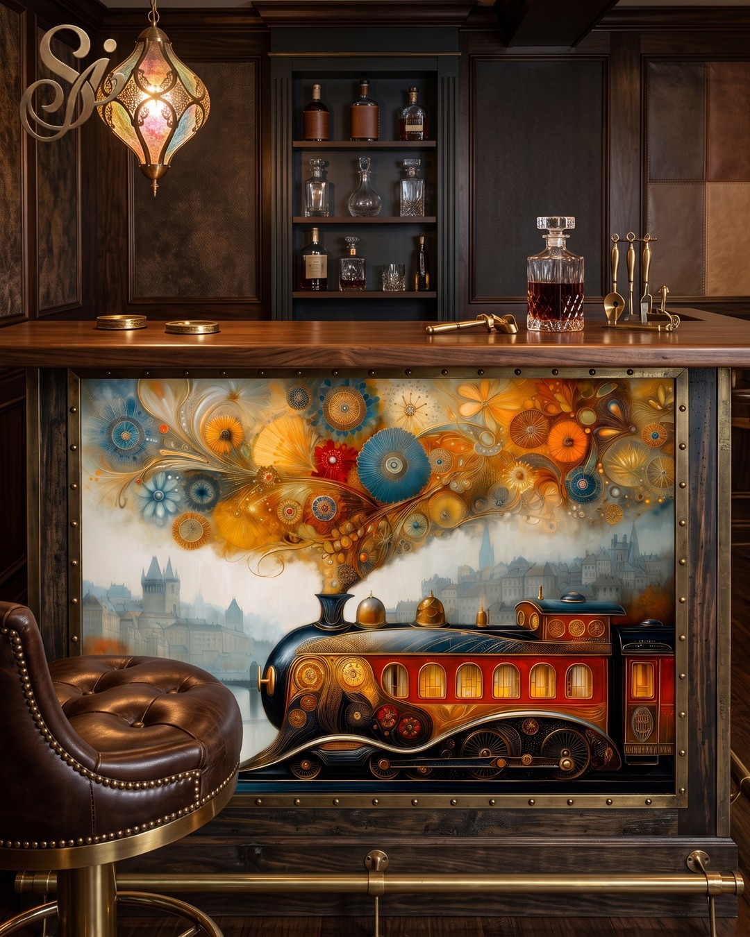 Steampunk Express Fibre Decoupage Sheets - Image 2