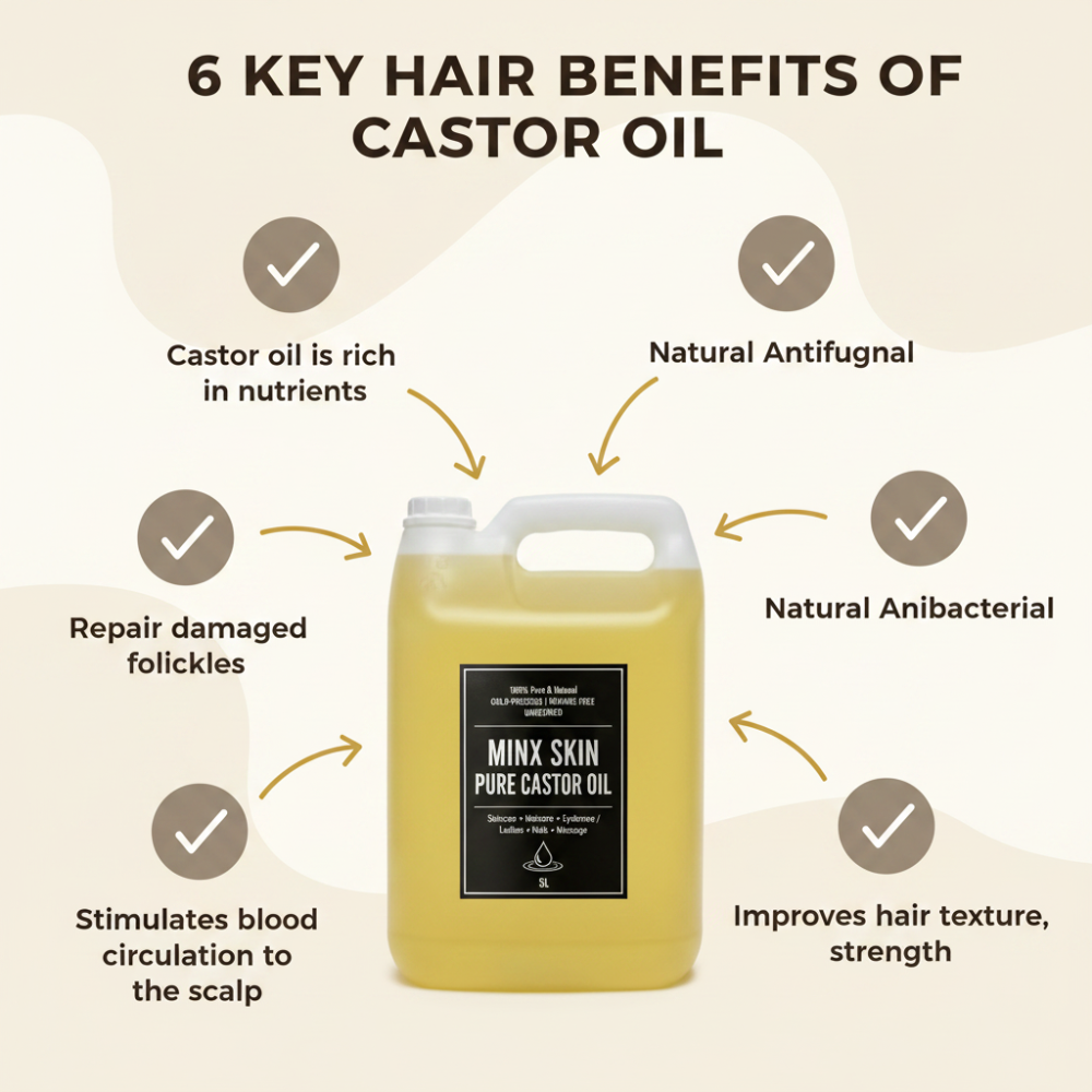 Pure Cold-Pressed Castor Oil - 5l - Image 4