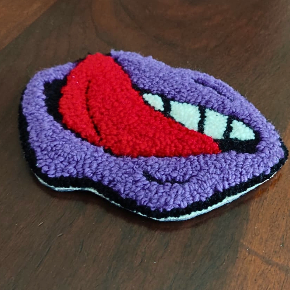 LICK IT Purple Mug Rug - Image 2