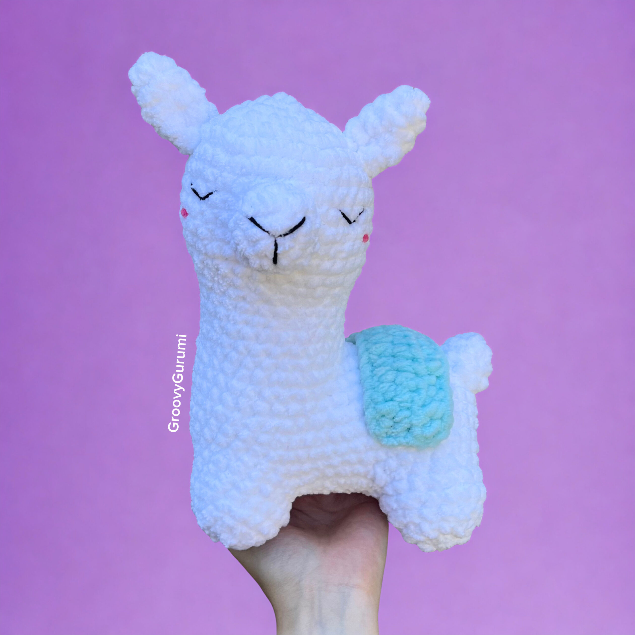Crochet Llama with Saddle Blanket - Image 2