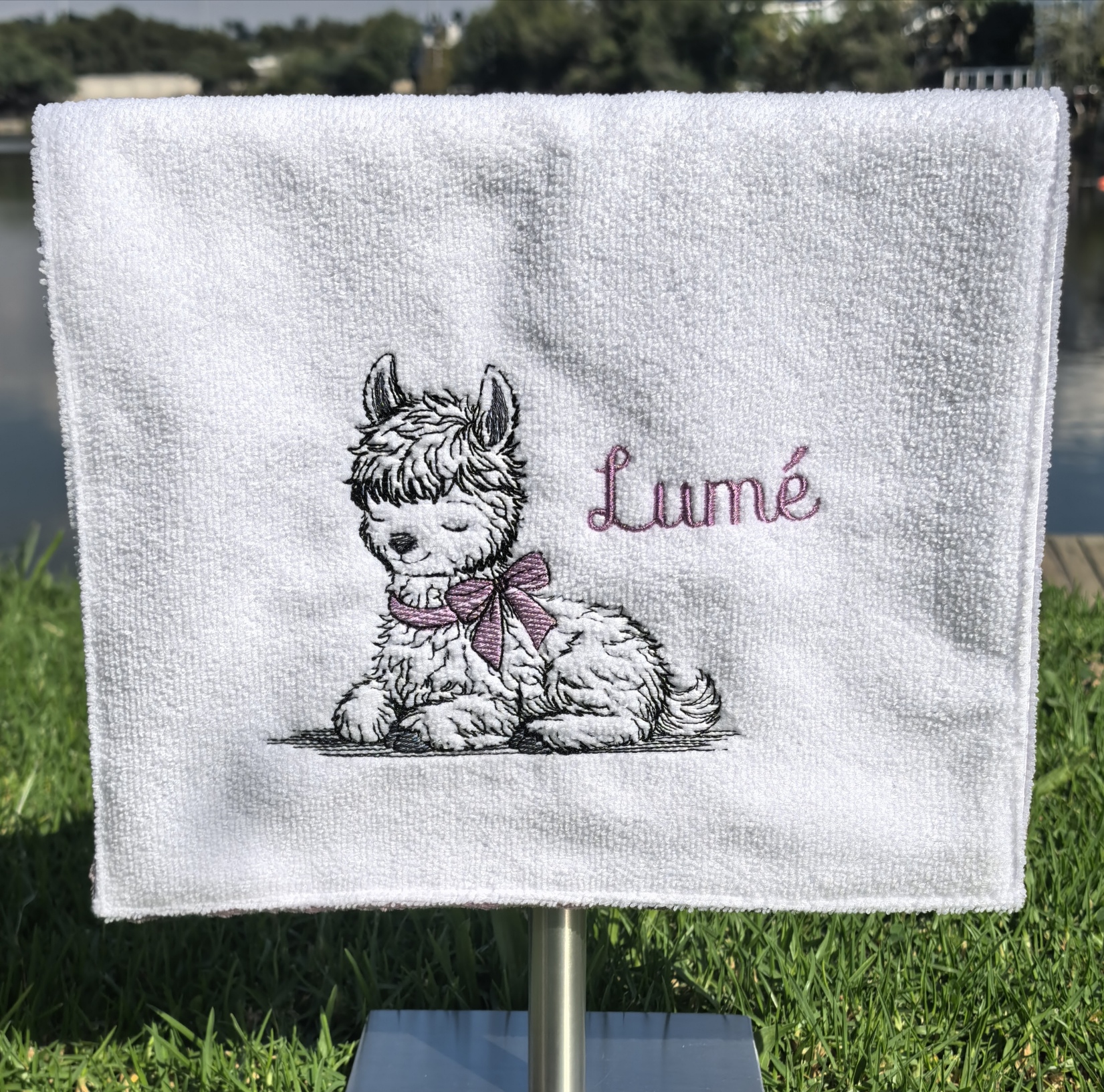 Personalised Baby Burp Cloth - Image 2