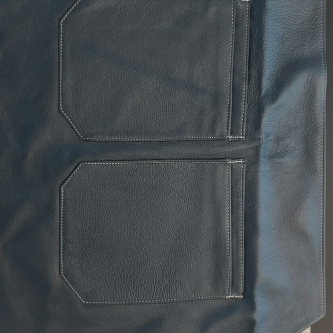 Premium Leather Apron Forest Green - Image 5